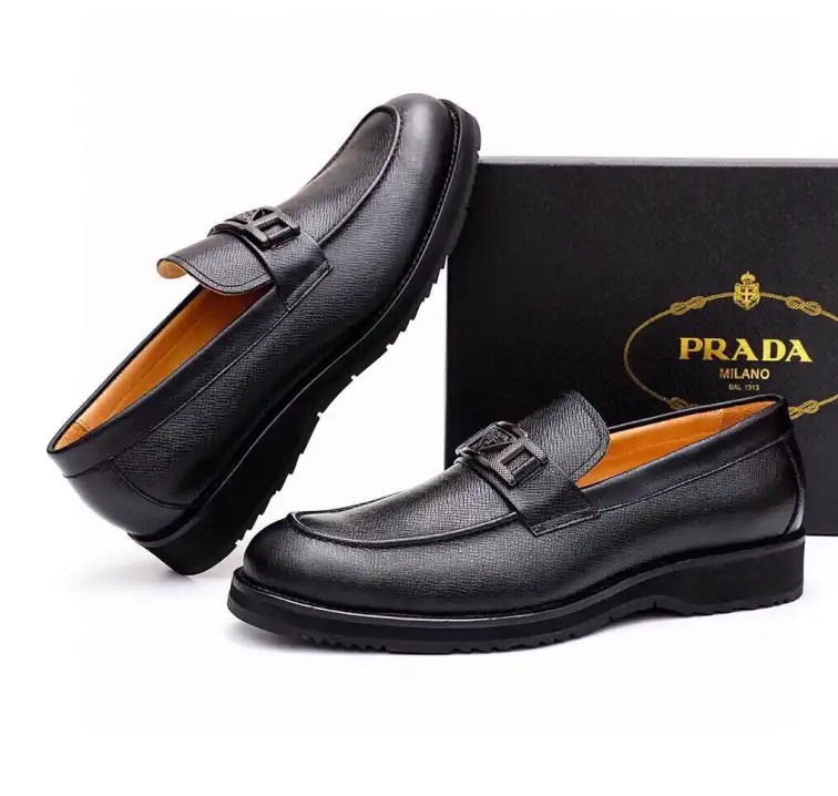 hype Prada Leather Shoes