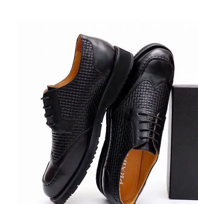 hype Prada Leather Shoes