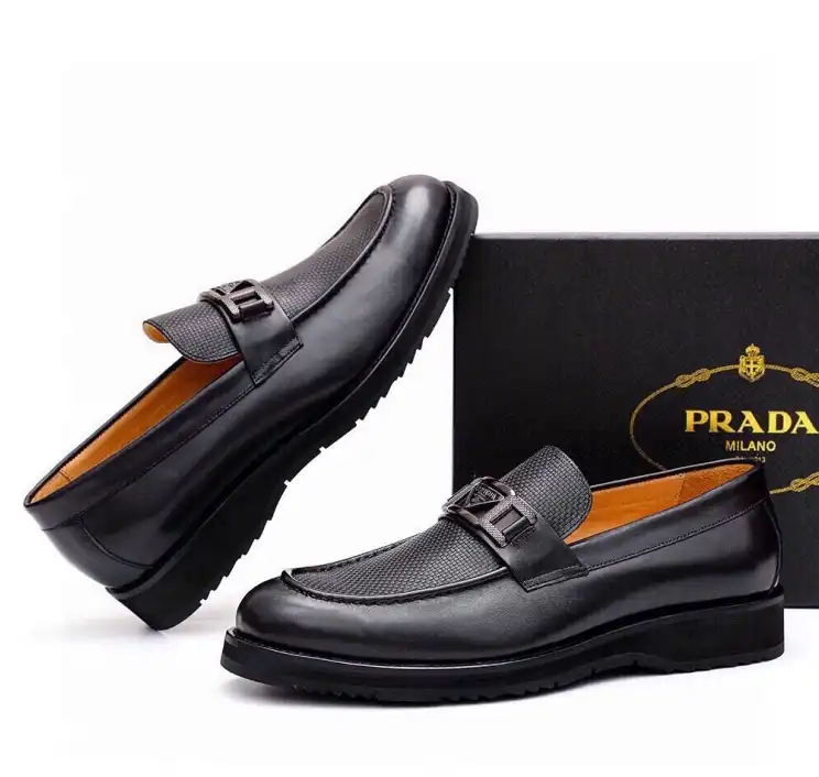 hype Prada Leather Shoes