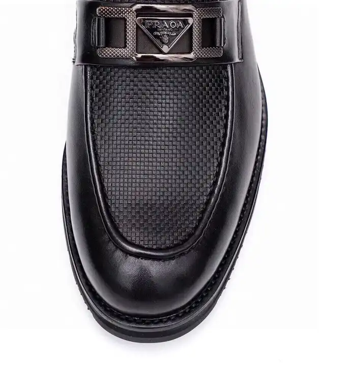 hype Prada Leather Shoes