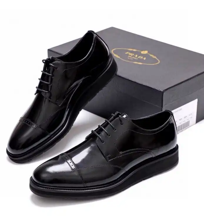 hype Prada Leather Shoes