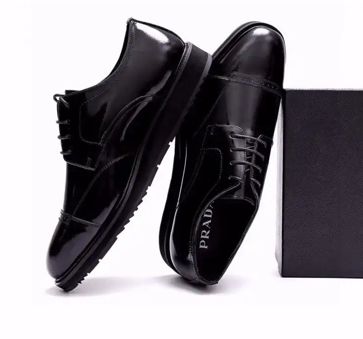 hype Prada Leather Shoes