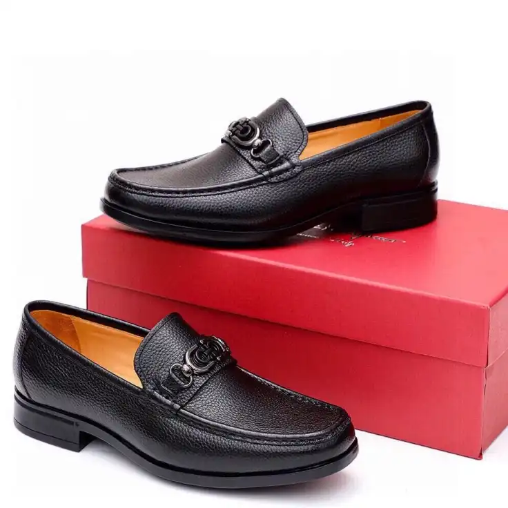 hype Ferragamo Leather Shoes