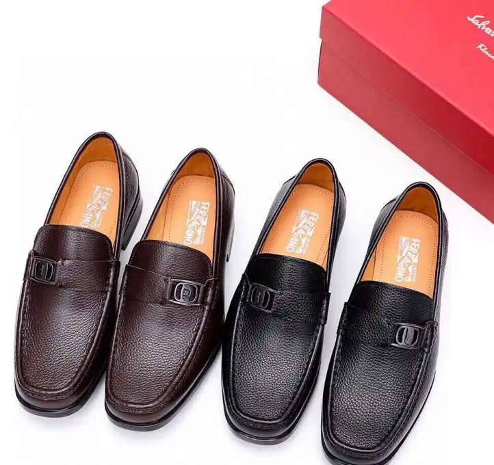 hype Ferragamo Leather Shoes