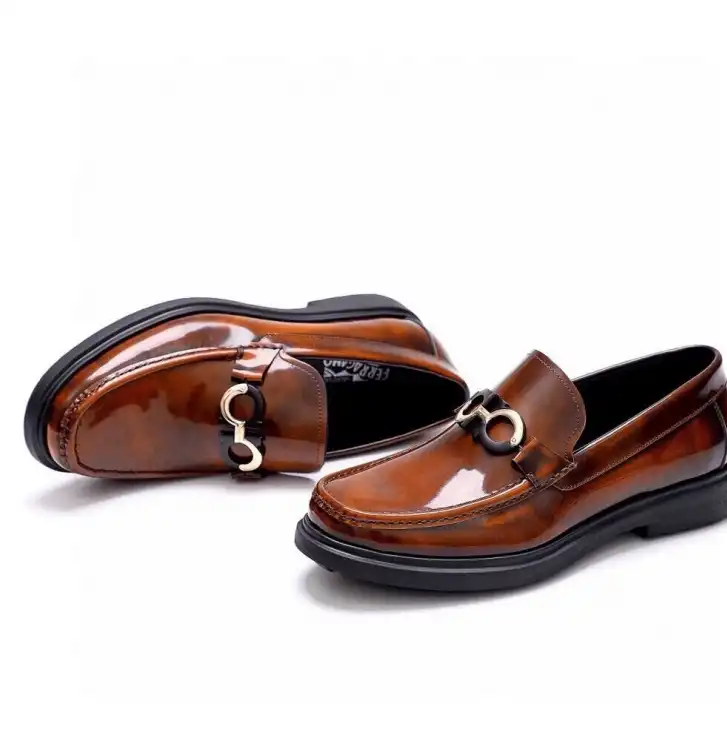 hype Ferragamo Leather Shoes