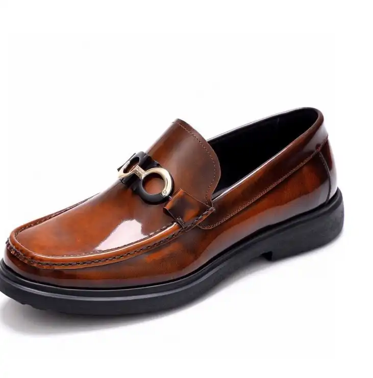 hype Ferragamo Leather Shoes