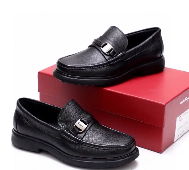 hype Ferragamo Leather Shoes