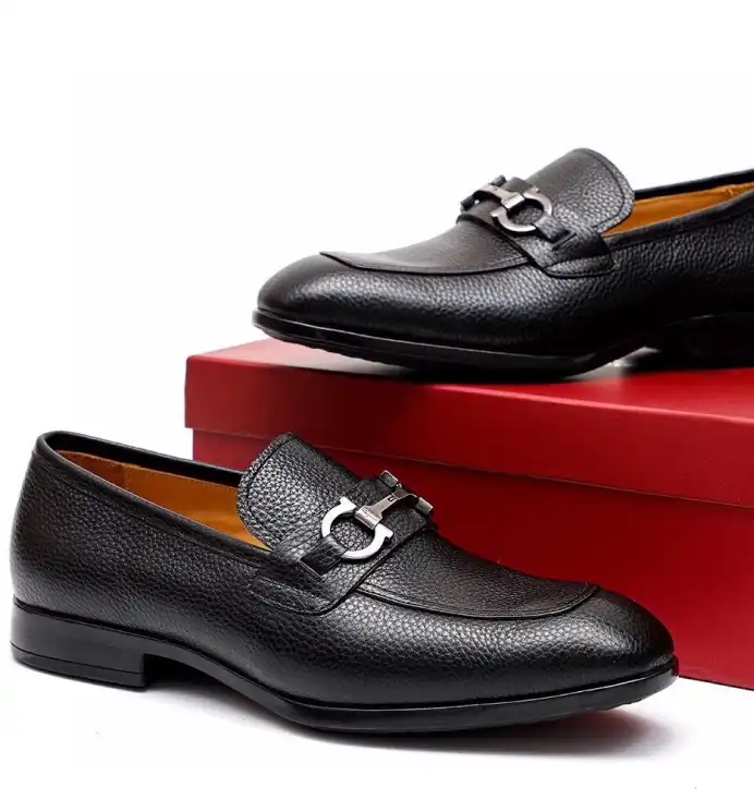 hype Ferragamo Leather Shoes