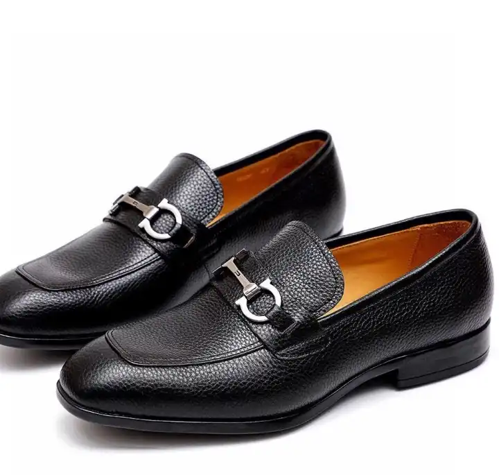 hype Ferragamo Leather Shoes