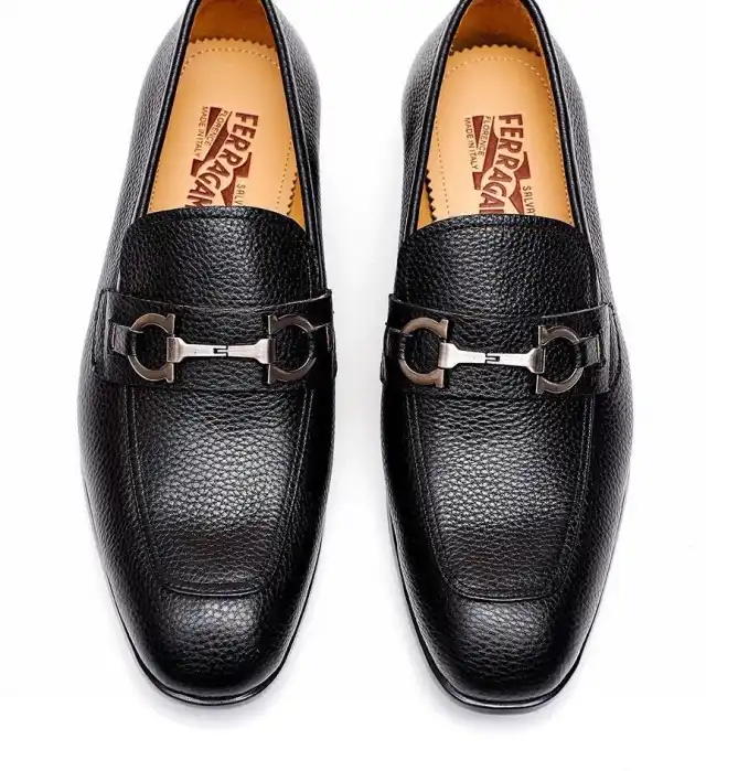 hype Ferragamo Leather Shoes