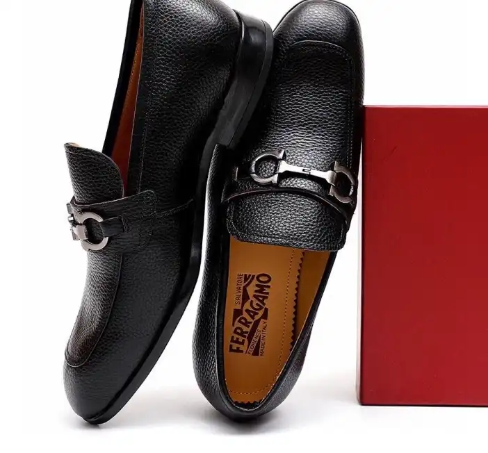 hype Ferragamo Leather Shoes