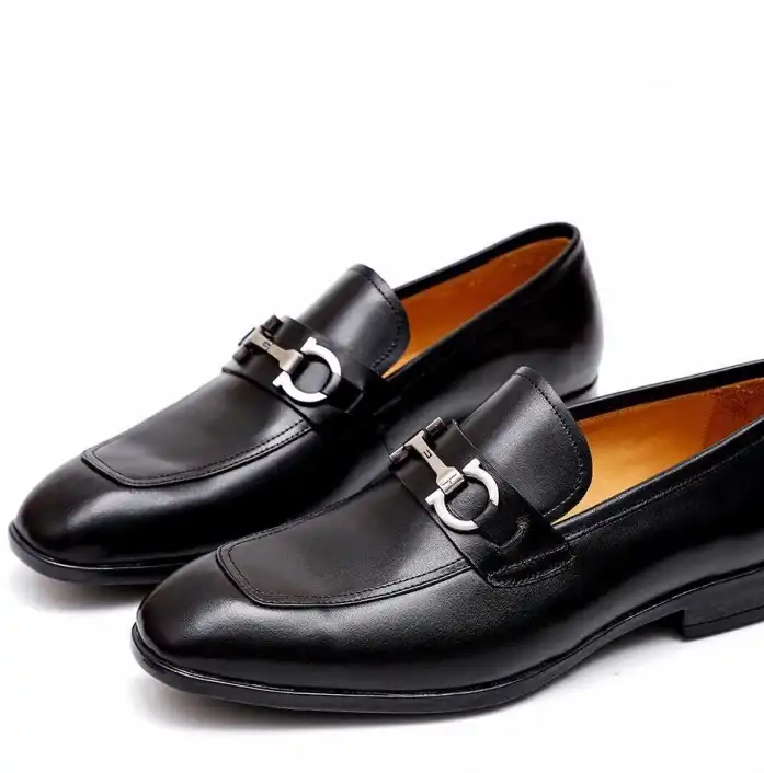 hype Ferragamo Leather Shoes