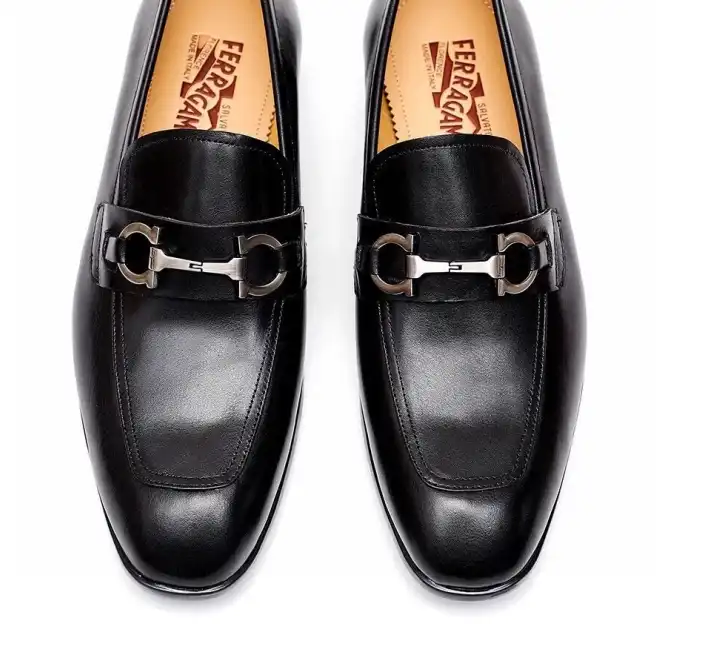 hype Ferragamo Leather Shoes