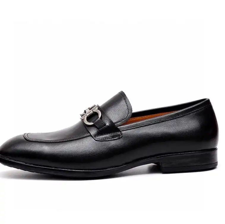 hype Ferragamo Leather Shoes