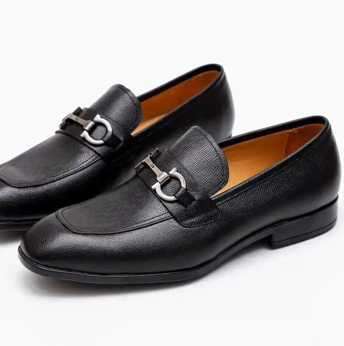 hype Ferragamo Leather Shoes