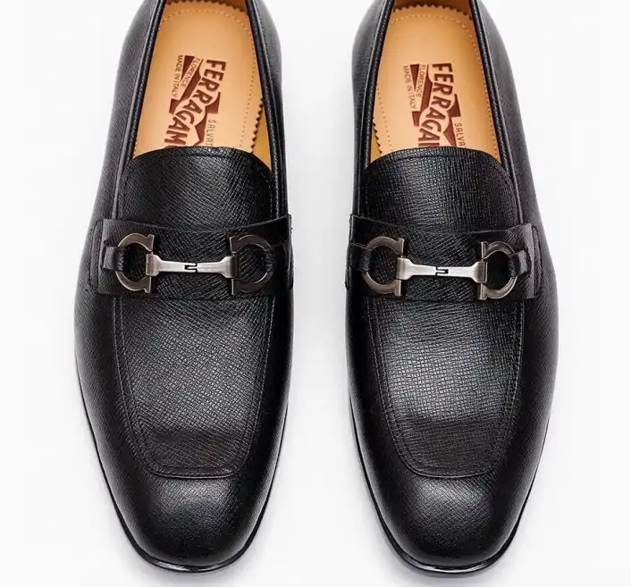 hype Ferragamo Leather Shoes