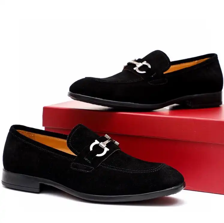 hype Ferragamo Leather Shoes