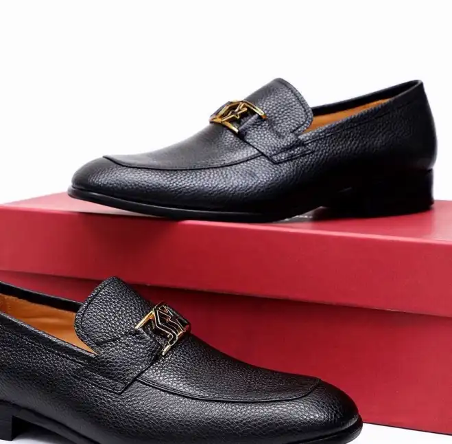 hype Ferragamo Leather Shoes