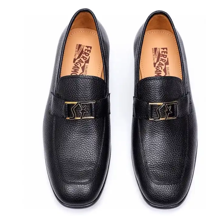 hype Ferragamo Leather Shoes