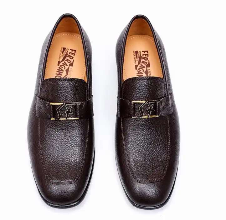 hype Ferragamo Leather Shoes