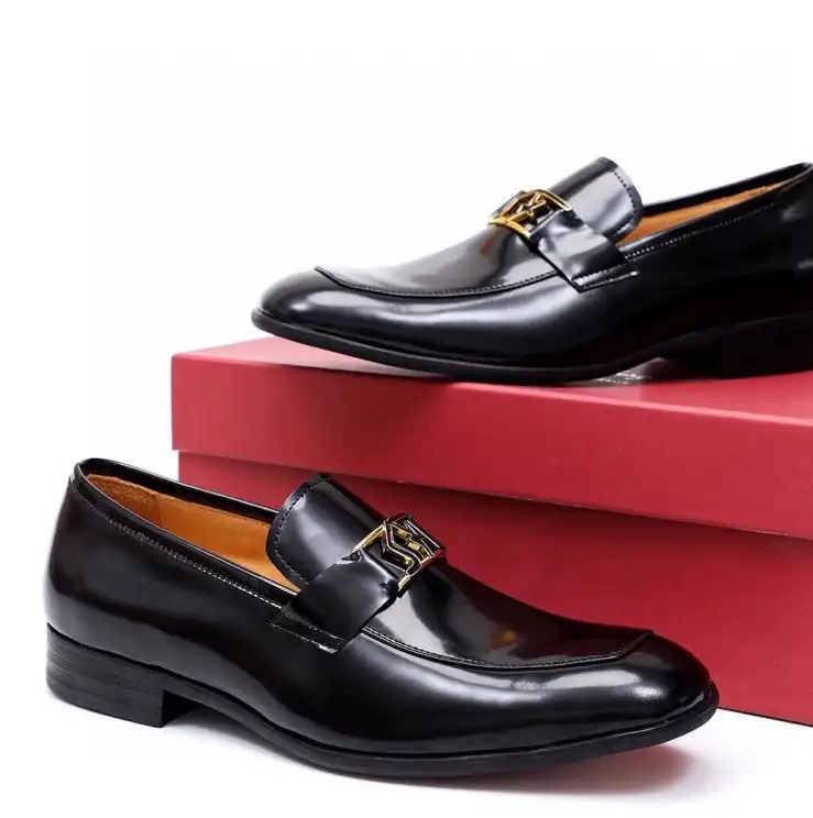 hype Ferragamo Leather Shoes