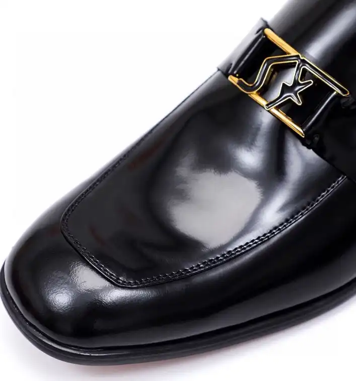 hype Ferragamo Leather Shoes