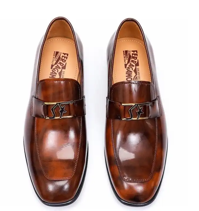 hype Ferragamo Leather Shoes