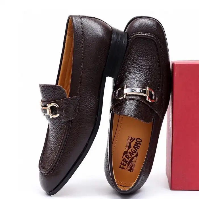 hype Ferragamo Leather Shoes