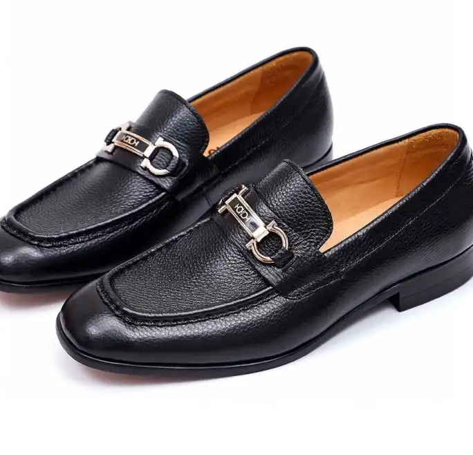 hype Ferragamo Leather Shoes