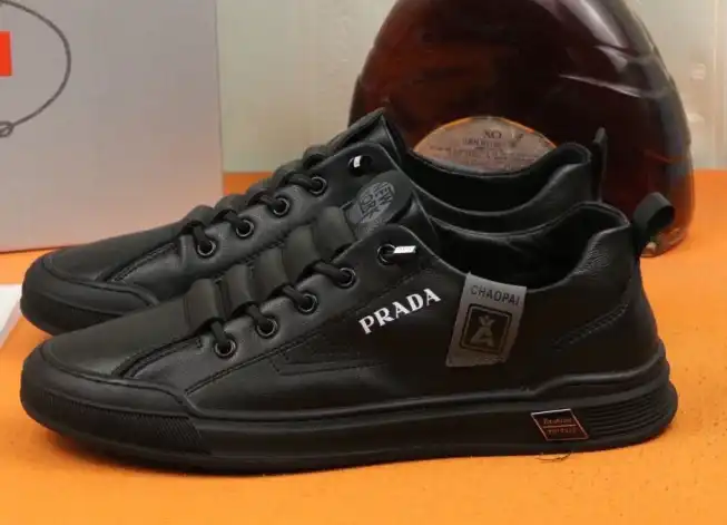 hype Prada Leather Shoes