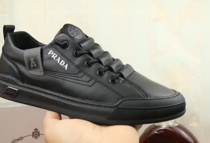 hype Prada Leather Shoes