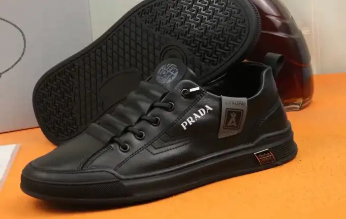 hype Prada Leather Shoes