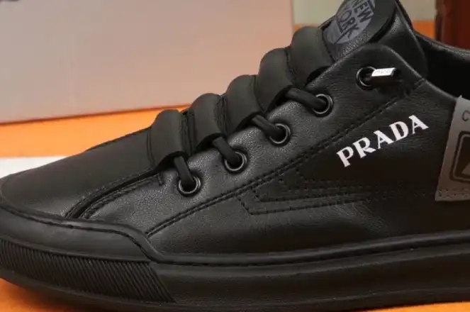 hype Prada Leather Shoes