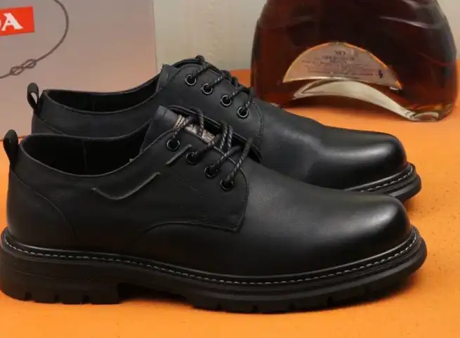 hype Prada Leather Shoes