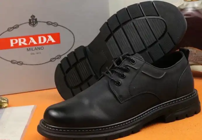 hype Prada Leather Shoes