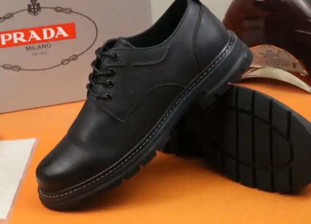 hype Prada Leather Shoes