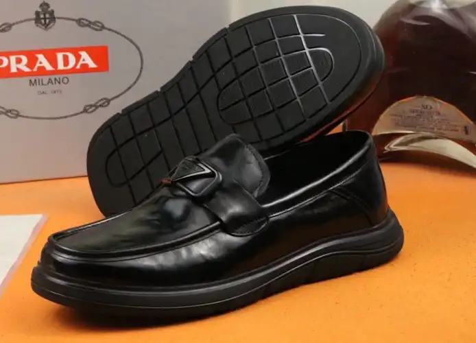 hype Prada Leather Shoes