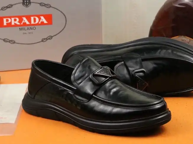 hype Prada Leather Shoes