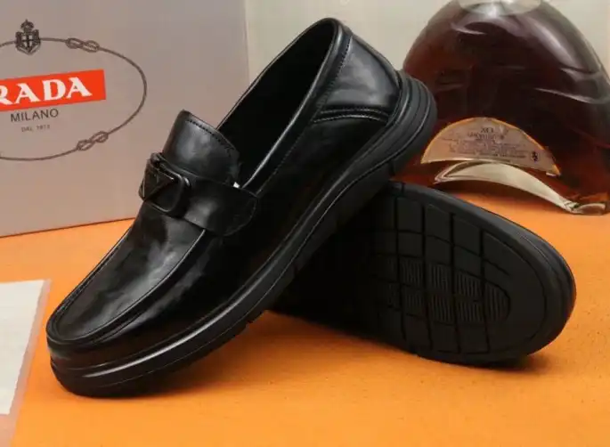 hype Prada Leather Shoes