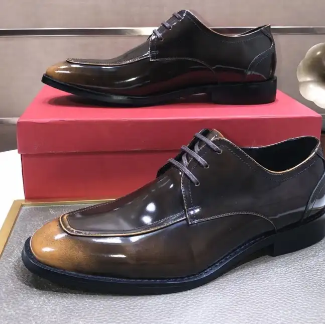 hype Ferragamo Leather Shoes