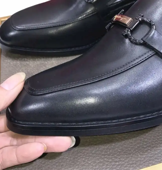 hype Ferragamo Leather Shoes