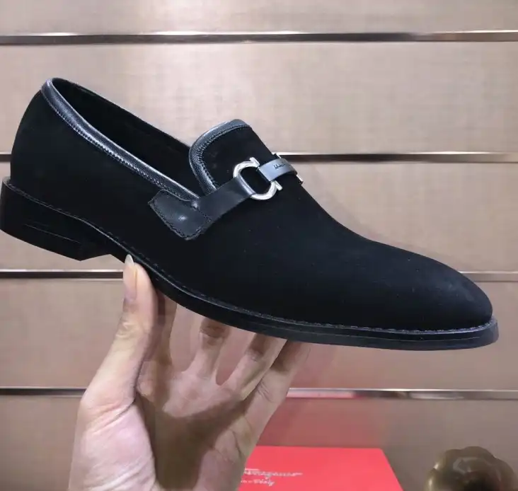 hype Ferragamo Leather Shoes