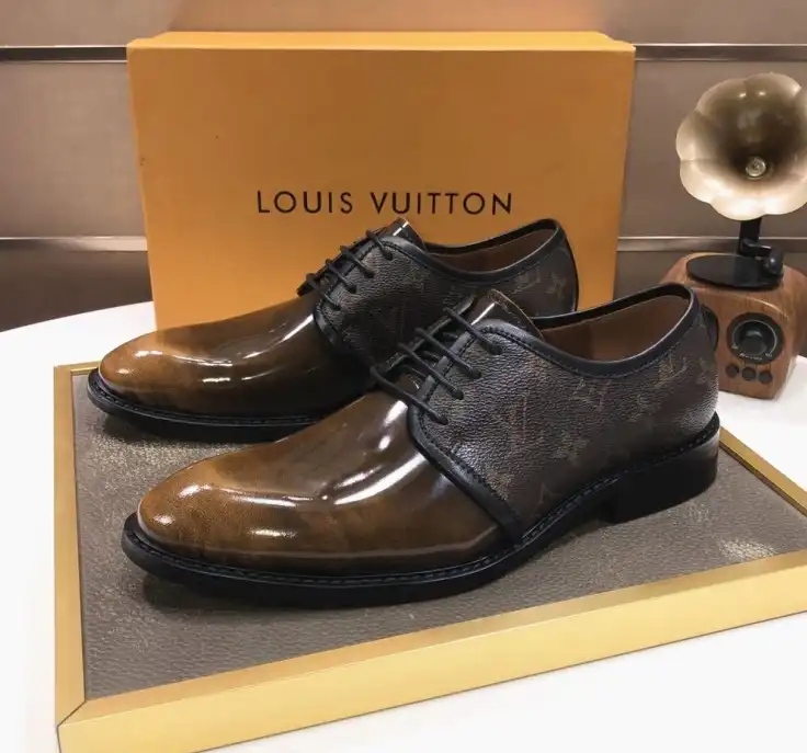 hype LV Leather Shoes