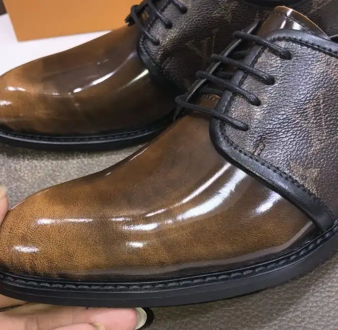 hype LV Leather Shoes