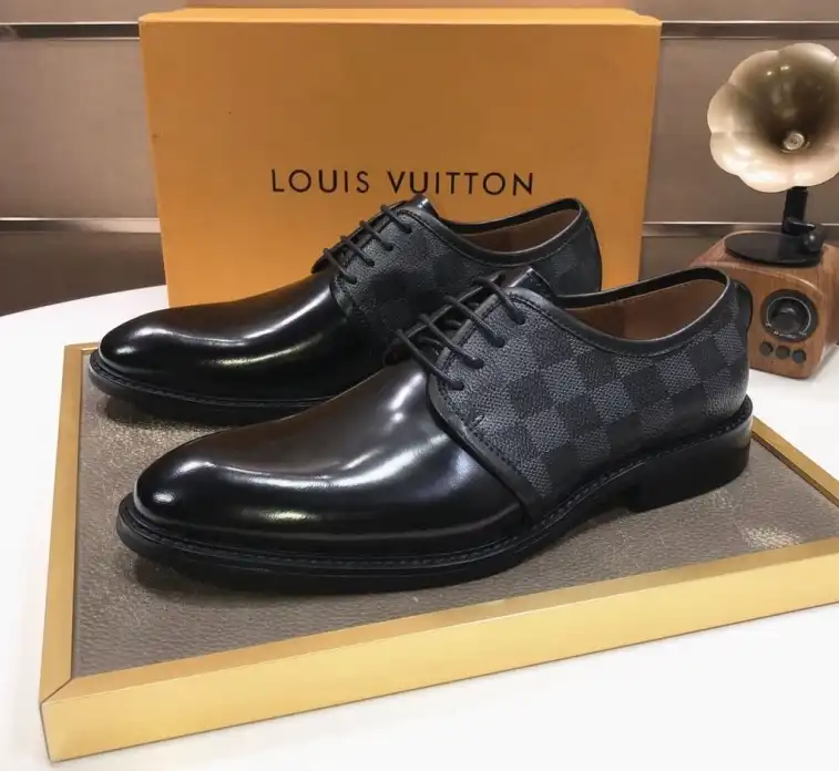 hype LV Leather Shoes