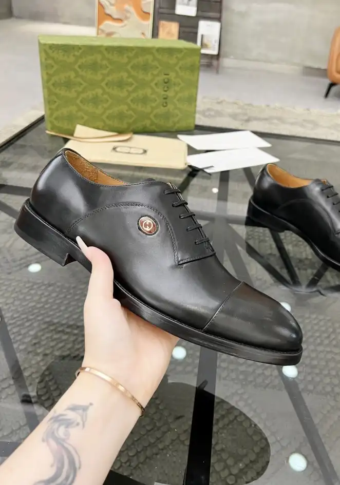 hype Gucci Leather Shoes