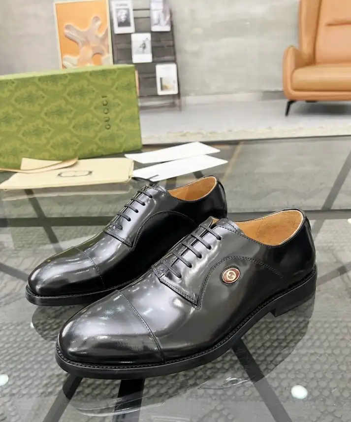 hype Gucci Leather Shoes