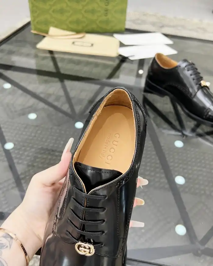 hype Gucci Leather Shoes