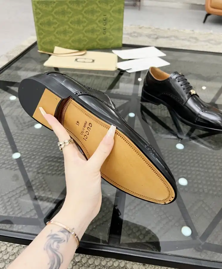 hype Gucci Leather Shoes