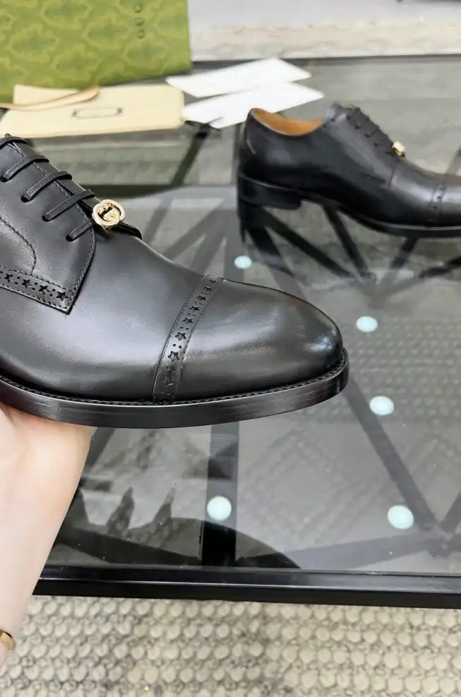 hype Gucci Leather Shoes